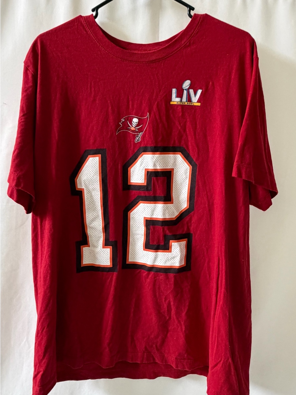 Nike Tom Brady #12 Buccaneers Super Bowl LV T-Shirt XL